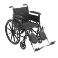 Drive Medical Cruiser X4 Lightweight Dual Axle Wheelchair - 18" Seat cx418adfa-elr